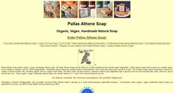 Desktop Screenshot of pallasathenesoap.com